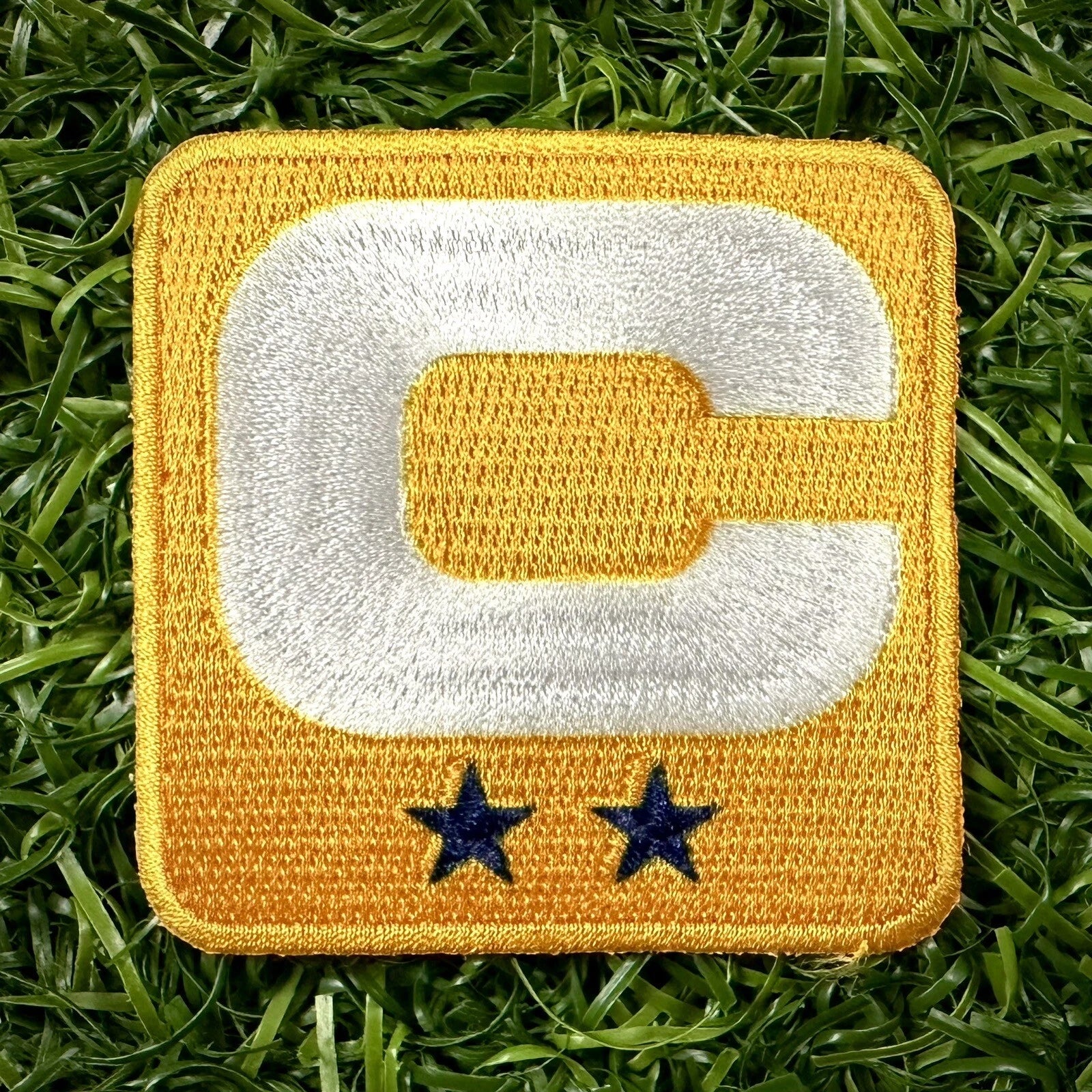 NFL Pro Model Yellow Captain's Patch Two-Star