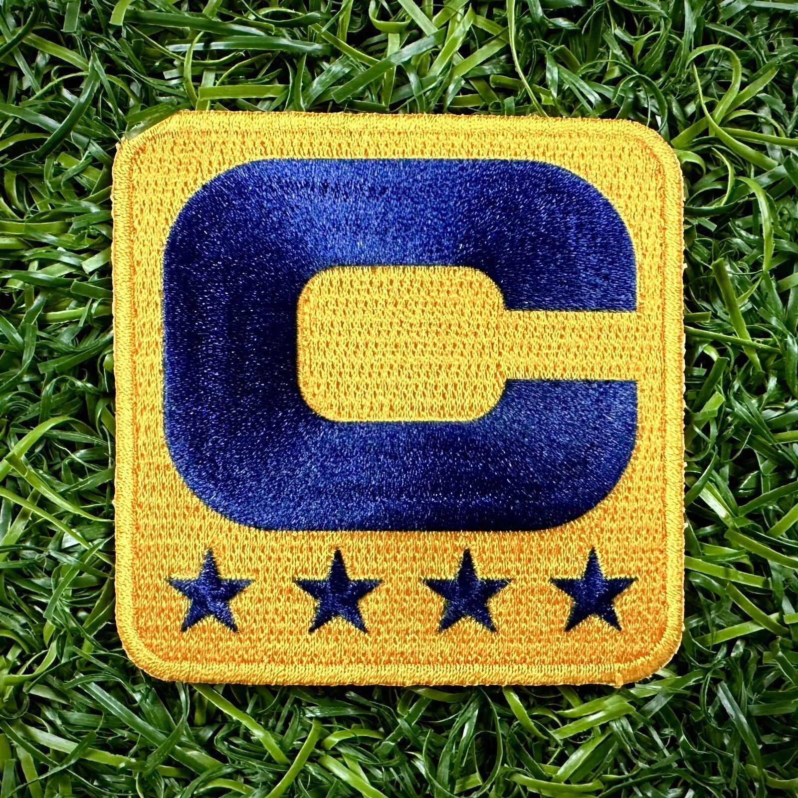 NFL Pro Model Yellow Captain's Patch Four-Star Navy C