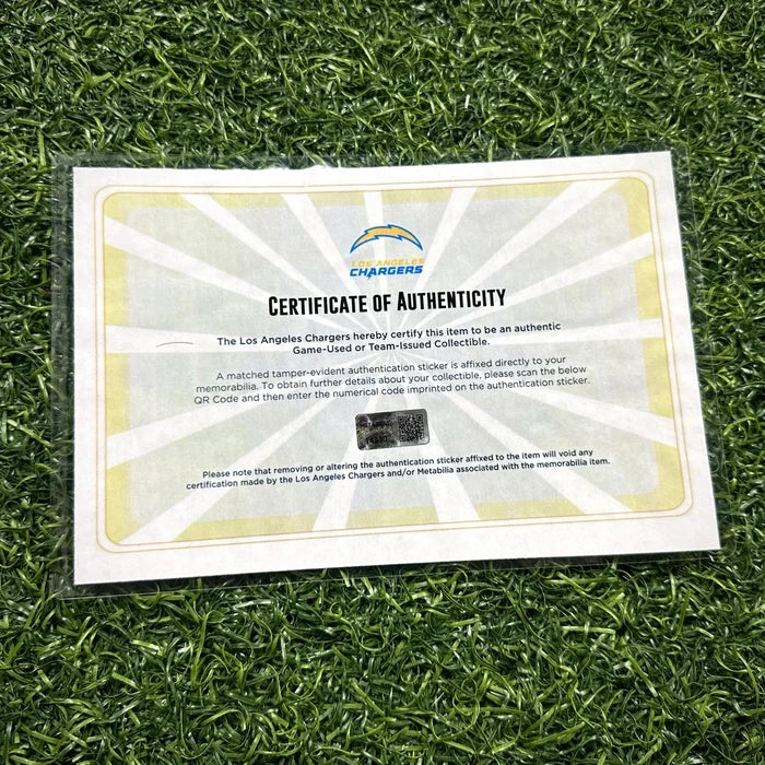 2022 Nike NFL Team Issued Game Jersey Los Angeles Chargers Justin Herbert 40 QB