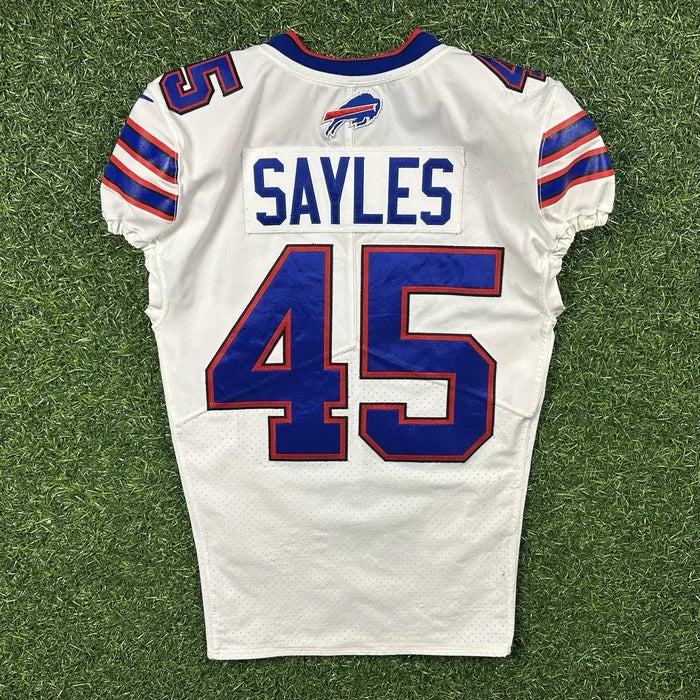 8/10/2017 Nike NFL Game Used Worn Jersey Buffalo Bills Marcus Sayles Team COA