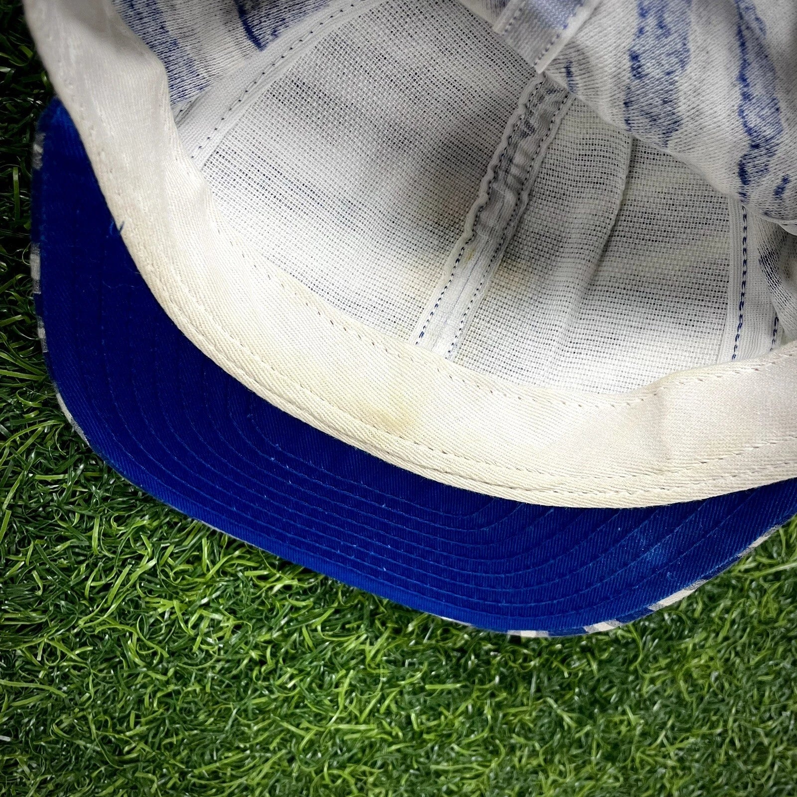 1991 Zubaz NFL X MTV Snapback Hat Super Bowl XXV Buffalo Bills New York Giants