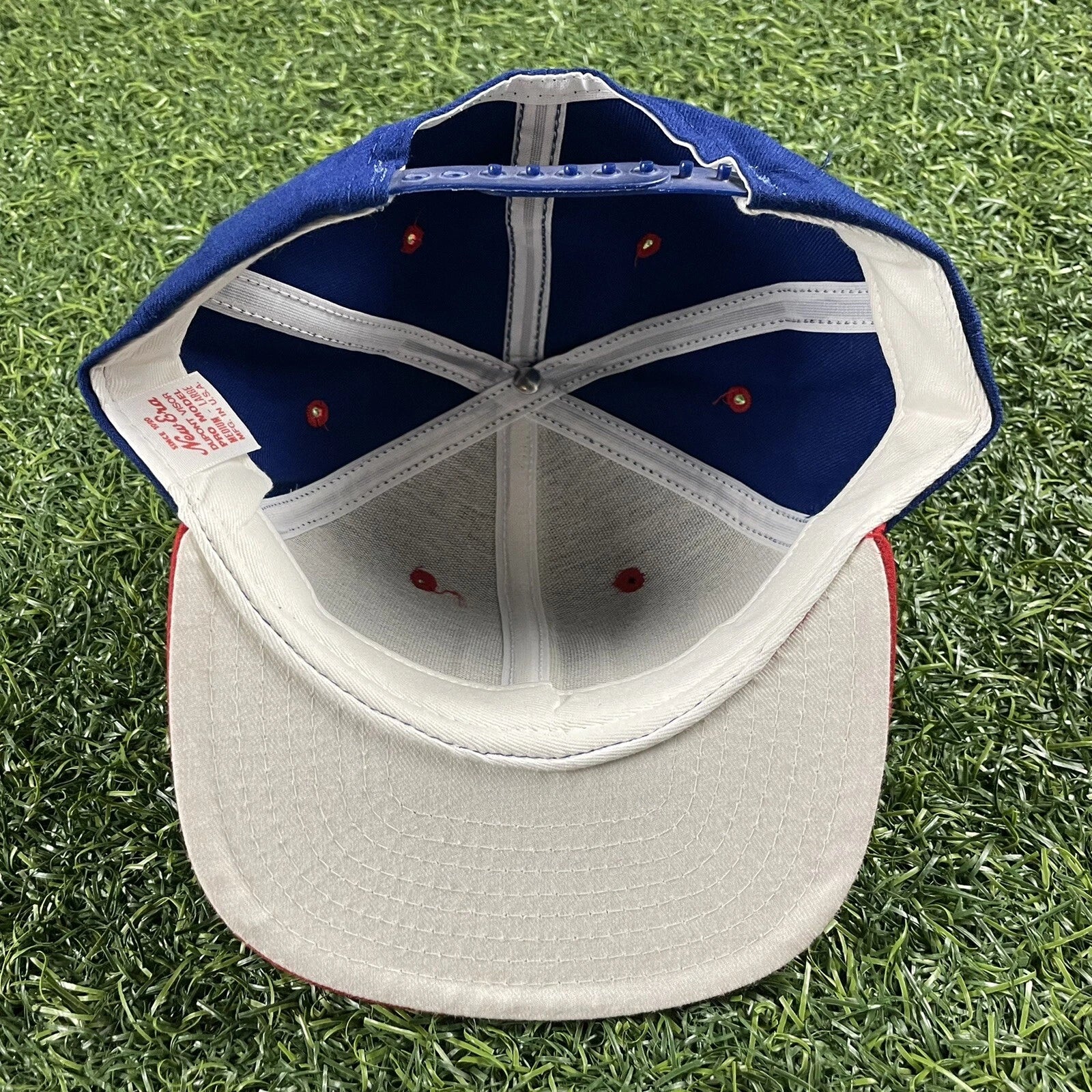 New! 1994 New Era High Crown Snapback Hat Buffalo Bills Super Bowl 27 Blue VTG