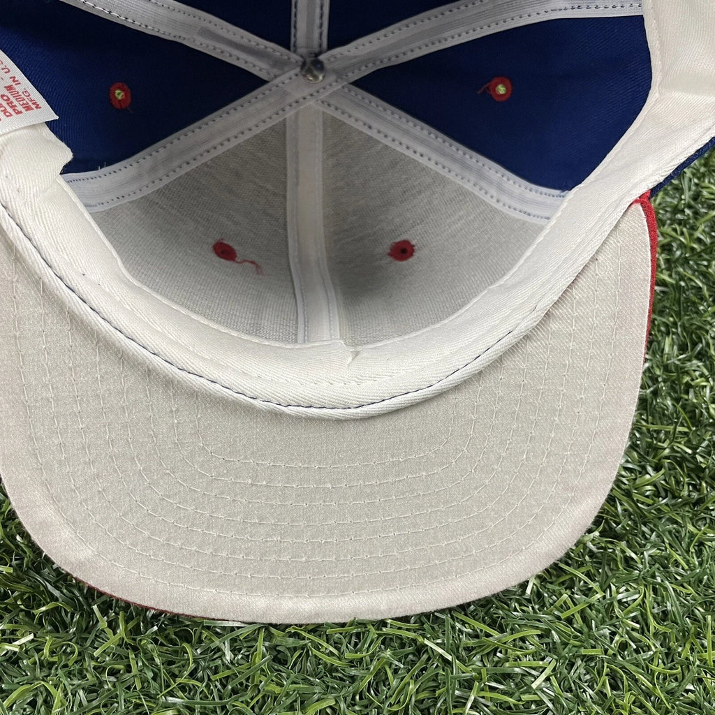 New! 1994 New Era High Crown Snapback Hat Buffalo Bills Super Bowl 27 Blue VTG