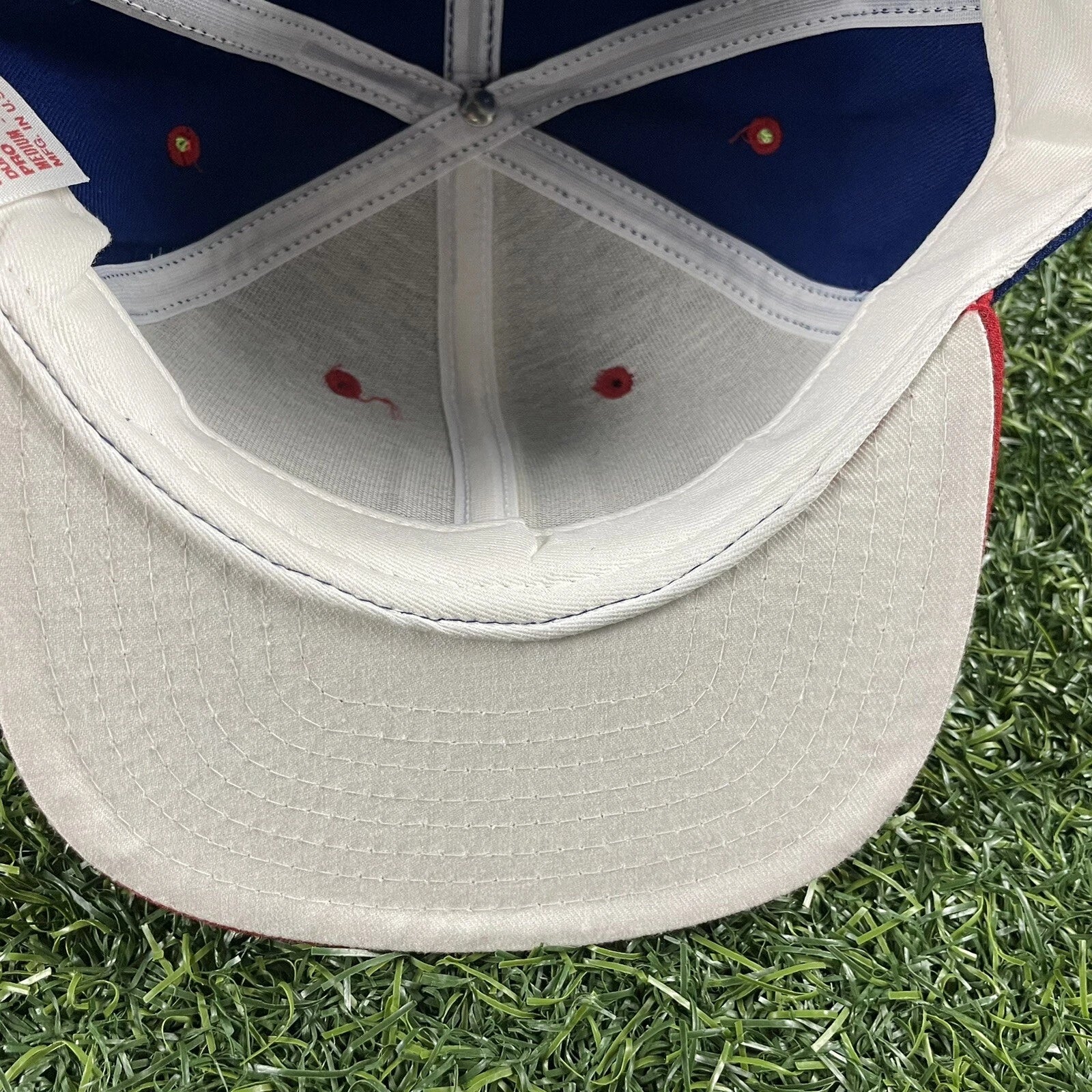 New! 1994 New Era High Crown Snapback Hat Buffalo Bills Super Bowl 27 Blue VTG