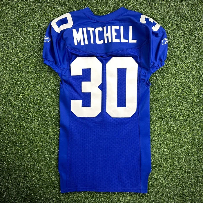 2003 Reebok NFL Game Issued Jersey New York Giants Brian Mitchell Sz 46 Team COA