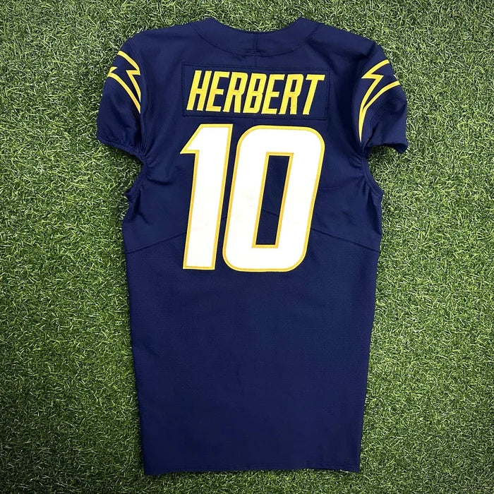 2022 Nike NFL Team Issued Game Jersey Los Angeles Chargers Justin Herbert 42 QB