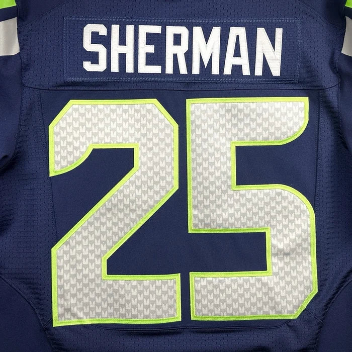 New! 2012 Nike NFL Elite Authentic Jersey Seattle Seahawks Richard Sherman Sz 44