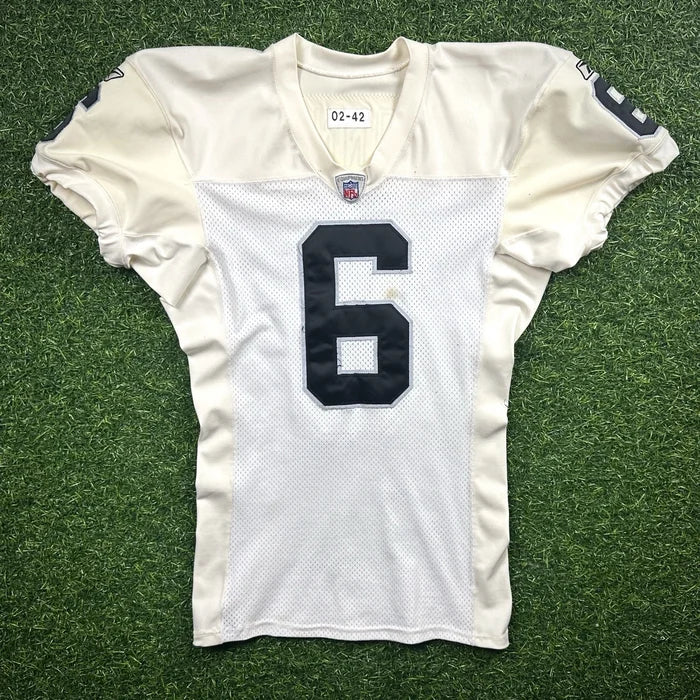 2003 Reebok NFL Game Used Worn Jersey Oakland Raiders Joe O’Donnell Sz. 42