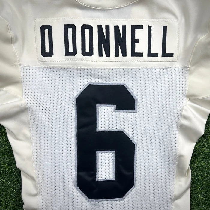 2003 Reebok NFL Game Used Worn Jersey Oakland Raiders Joe O’Donnell Sz. 42