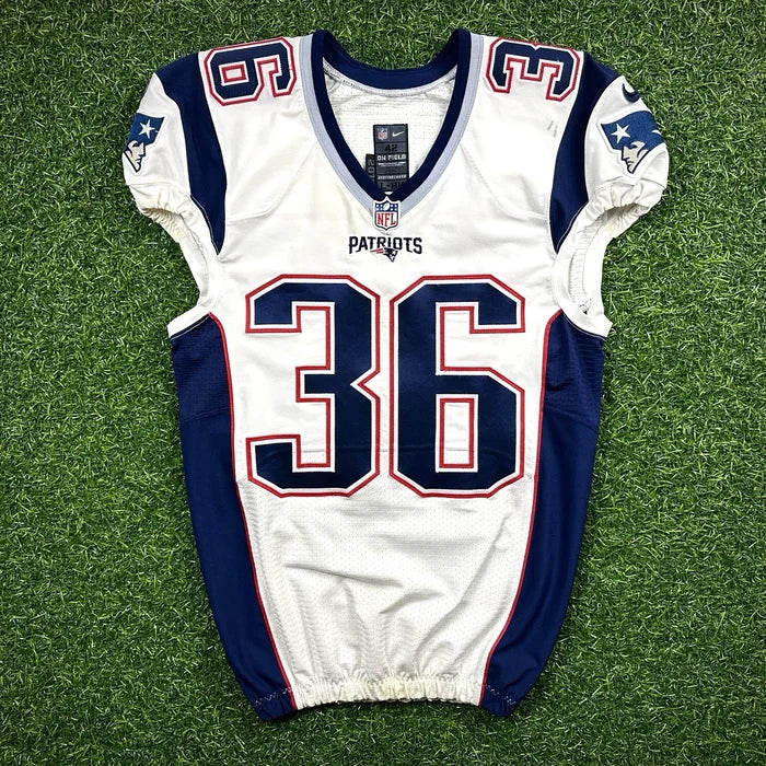 2016 Nike NFL Game Used Worn Jersey New England Patriots Tyler Gaffney Team COA