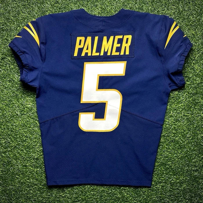 2022 Nike NFL Game Issued Jersey Los Angeles Chargers Josh Palmer Navy Alt COA