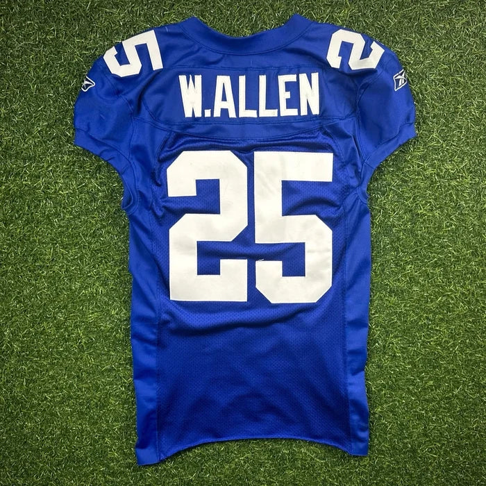 9/29/2002 Reebok NFL Game Used Worn Jersey New York Giants Will Allen Photomatch