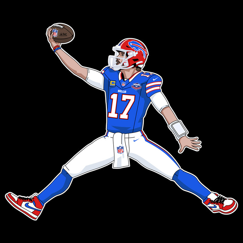 Air Allen '25 Red Helmet Sticker