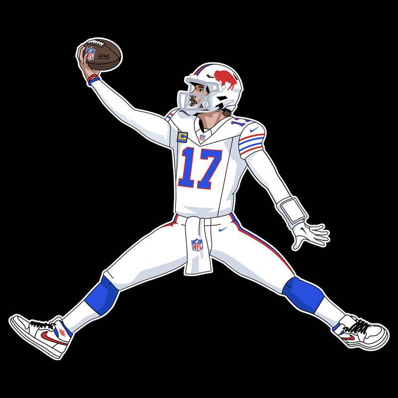 Air Allen '25 Throwback White Sticker